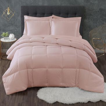Pem America Truly Calm Antimicrobial 3-Piece Full/Queen Comforter Set in Blush, , large