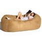 Jaxx 7" Giant Bean Bag Sofa in Camel, , large