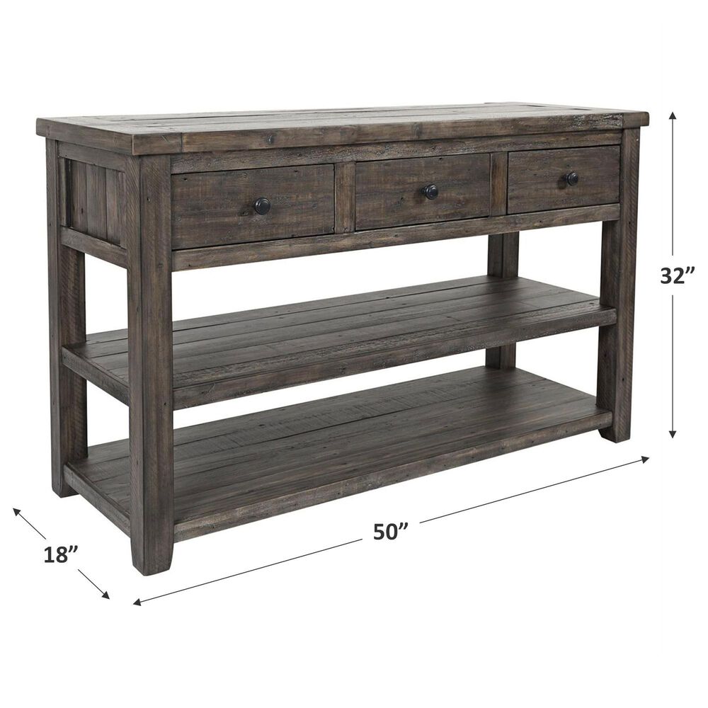 Waltham Madison County Sofa Table in Barnwood, , large
