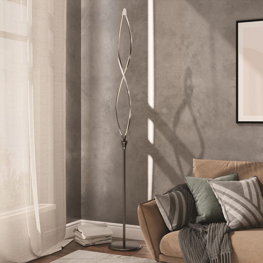 Lite Source LED Floor Lamp in Black and Chrome, , large