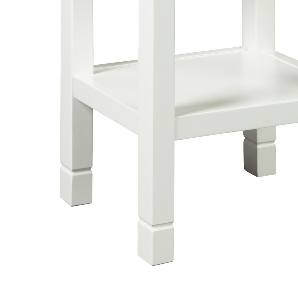 Signature Design by Ashley Marnville Accent Table in White, , large
