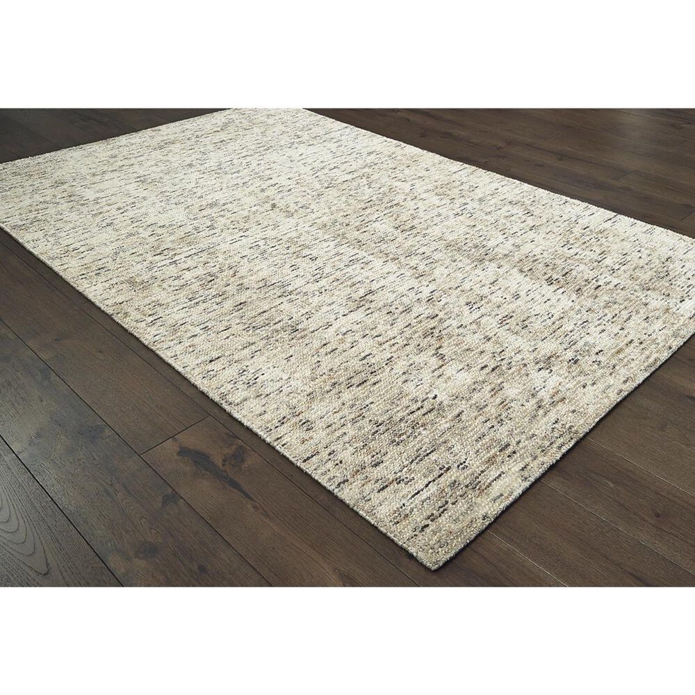 Oriental Weavers Lucent 45908 8&#39; x 10&#39; Ivory and Sand Area Rug, , large