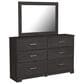 Ashley Belachime 4 Piece Queen Bedroom Set in Dark Charcoal, , large