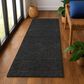 Dalyn Rug Company Soft Essentials Solid Black 2"3" x 7"6" Runner, , large