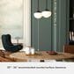Hunter Saddle Creek 1-Light Mini Pendant with Shiny Cased White Glass in Noble Bronze, , large