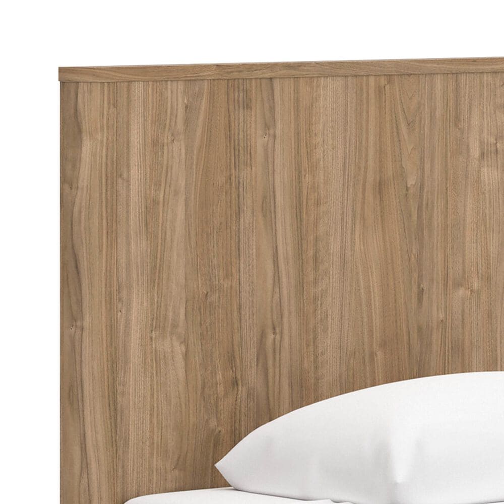 Ashley Gramburg Twin Panel Platform Bed in Warm Brown, , large