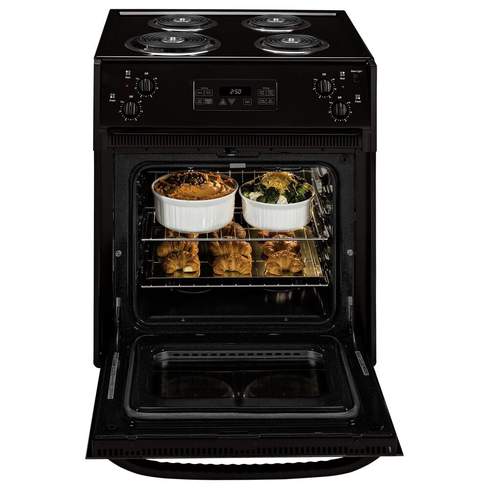 GE Appliances 27&quot; Drop-In Electric Range in Black, , large