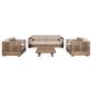 Armen Living Vivid 4-Piece Patio Conversation Set in Eucalyptus/Taupe, , large