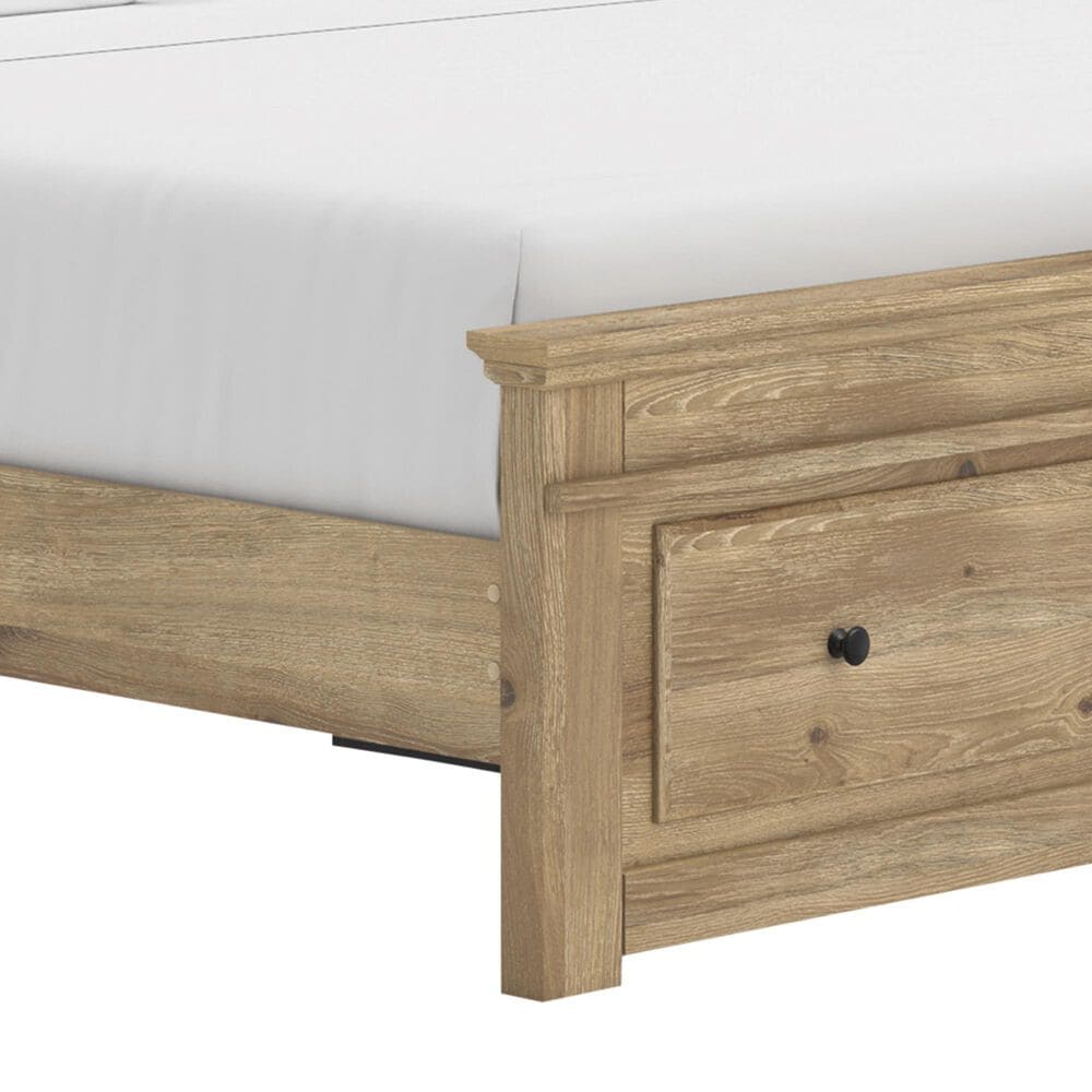 Ashley Makidern King Storage Bed with Two Drawers in Tan, , large