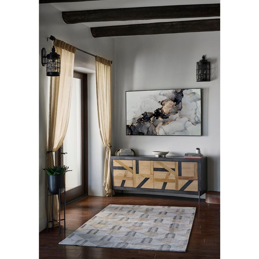 Momeni Edition EDI-1 8&#39;11&quot; x 12&#39;6&quot; Charcoal Area Rug, , large