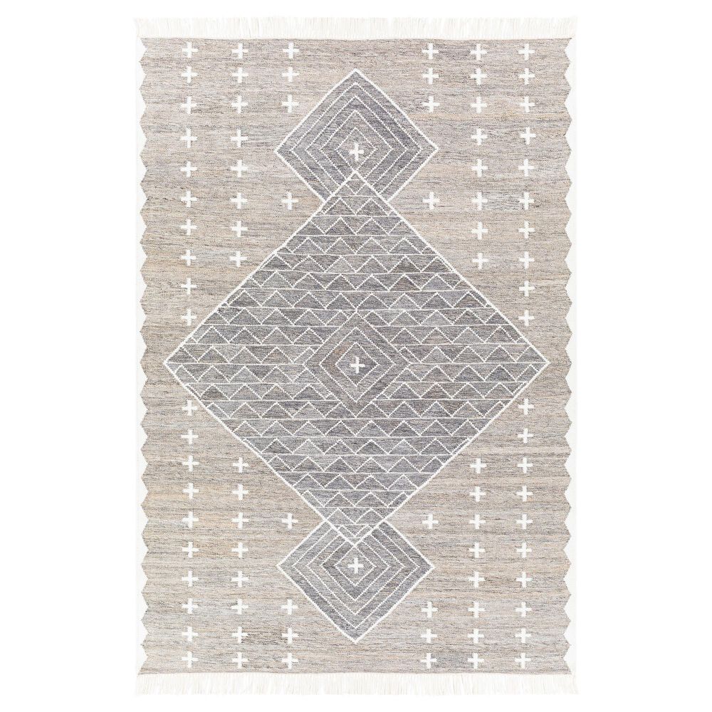 Surya Bursa 2" x 3" Gray, Charcoal and Cream Area Rug, , large