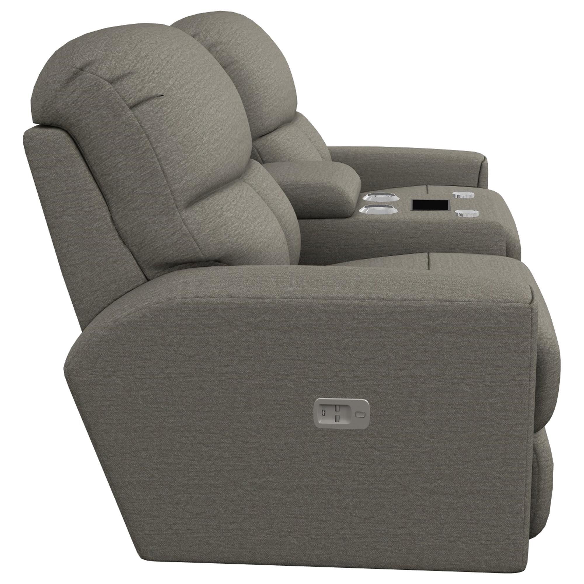 La-Z-Boy Hawthorn Power Reclining Console Loveseat with