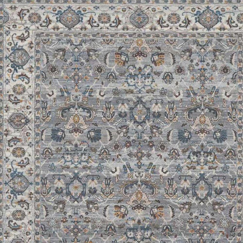 Amer Rugs Arcadia 2&#39;7&quot; x 10&#39; Gray Ivory Runner, , large