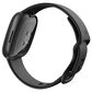 Fitbit Versa 4 Smartwatch Graphite Aluminum with Black Band, , large