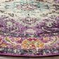 Safavieh Monaco MNC243L-5R 5" Round Violet/Light Blue Area Rug, , large