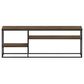 HOMLUX 60" TV Stand with 2 Open Storage Shelves in Columbia Walnut, , large