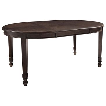 Signature Design by Ashley Adinton Oval Extension Dining Table in Reddish Brown - Table Only, , large