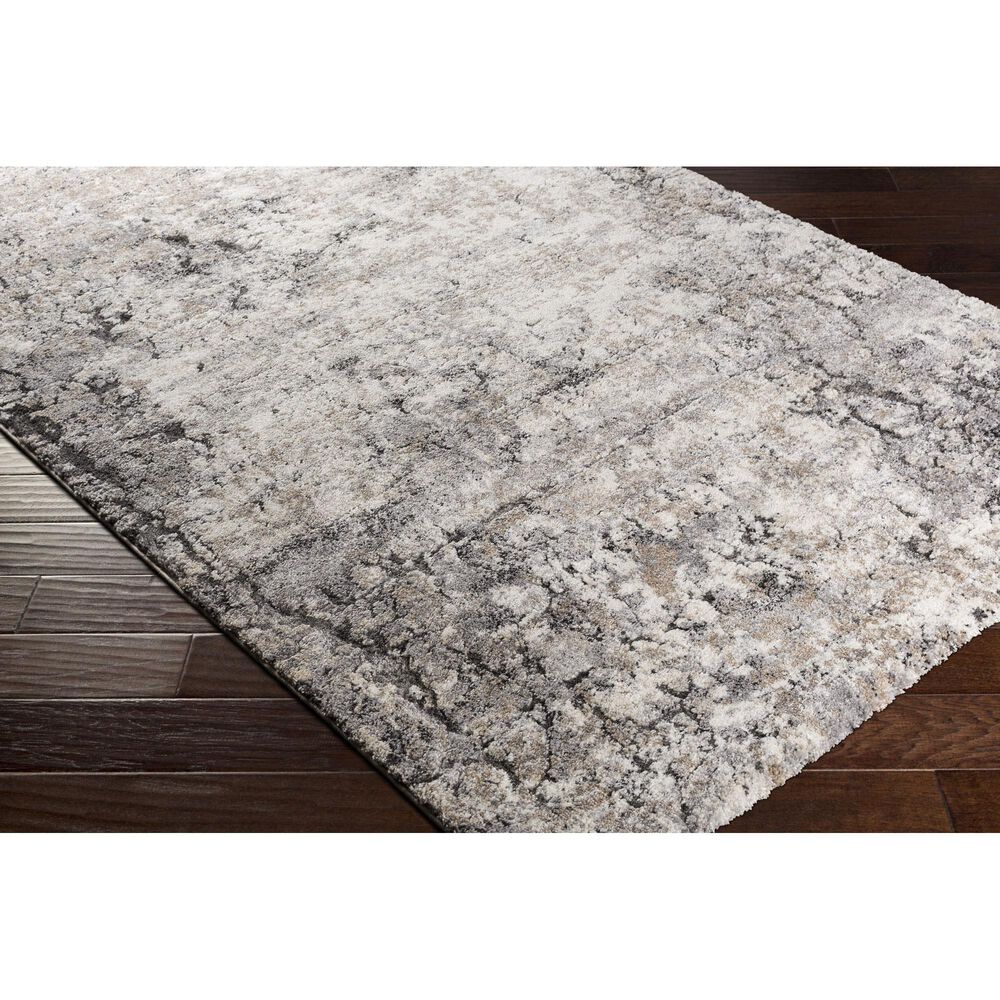 Surya Tuscany TUS-2311 12&#39; x 15&#39; Gray, Charcoal, Black and Ivory Area Rug, , large