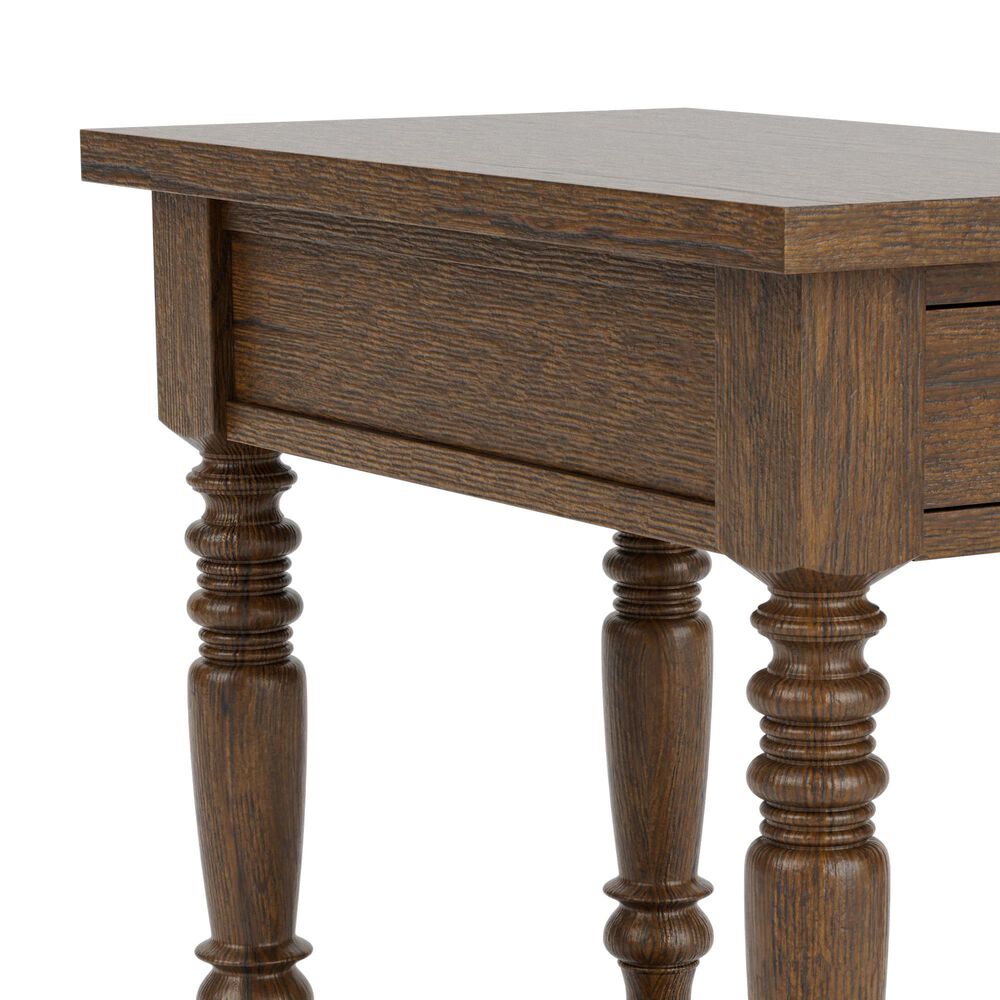 Riverside Furniture Eastlake Chairside Table in Whiskey Oak, , large