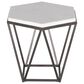 Steve Silver Cara End Table in White, , large