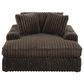 Ashley Midnight-Madness Oversized Chaise in Chocolate, , large