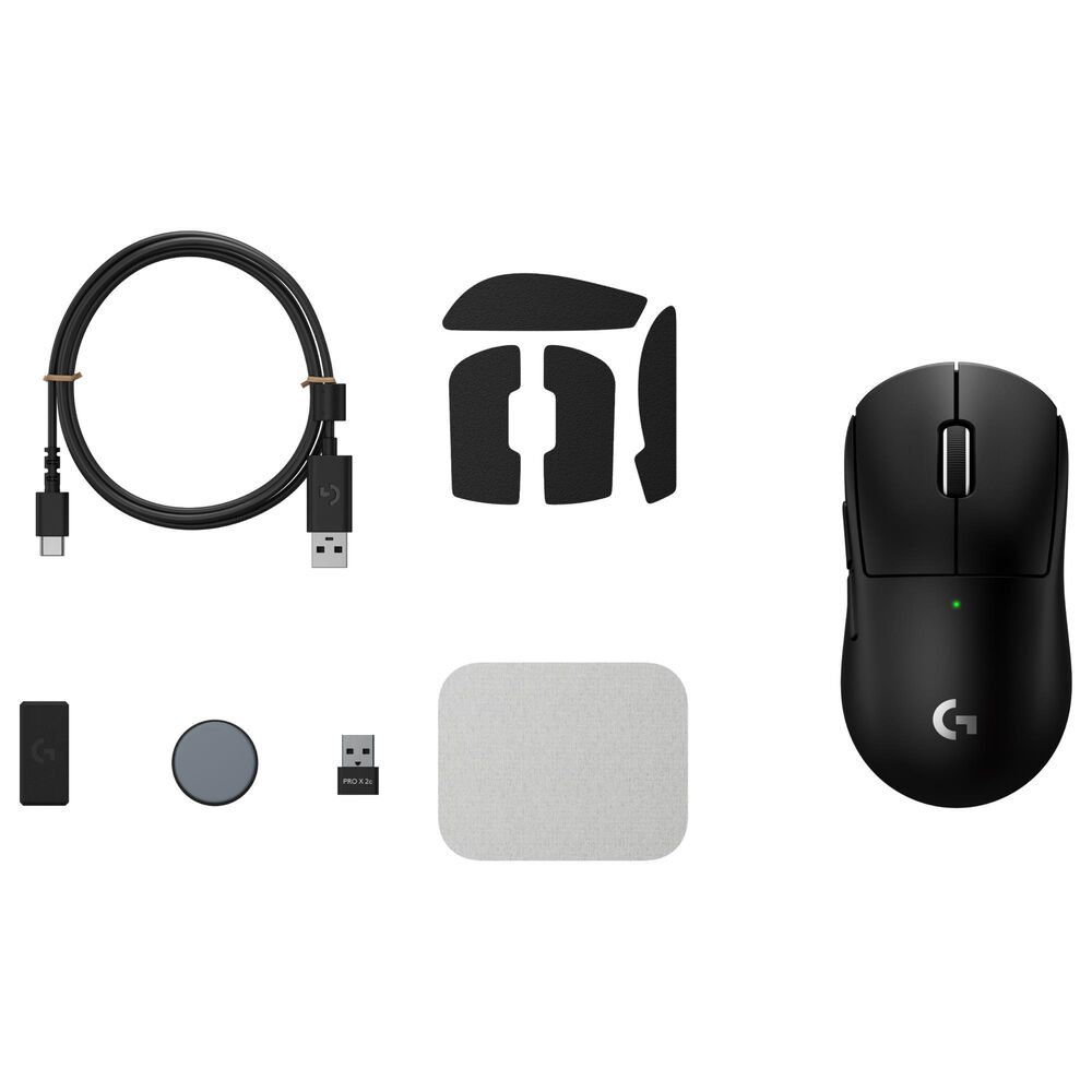 Logitech Pro X Superlight 2c Lightspeed Wireless Gaming Mouse in Black, , large