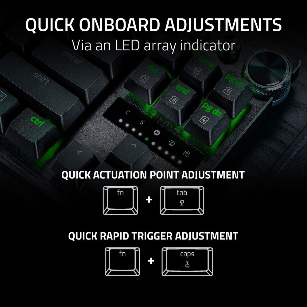 Razer Huntsman V3 Pro Tenkeyless Keyboard in Black, , large