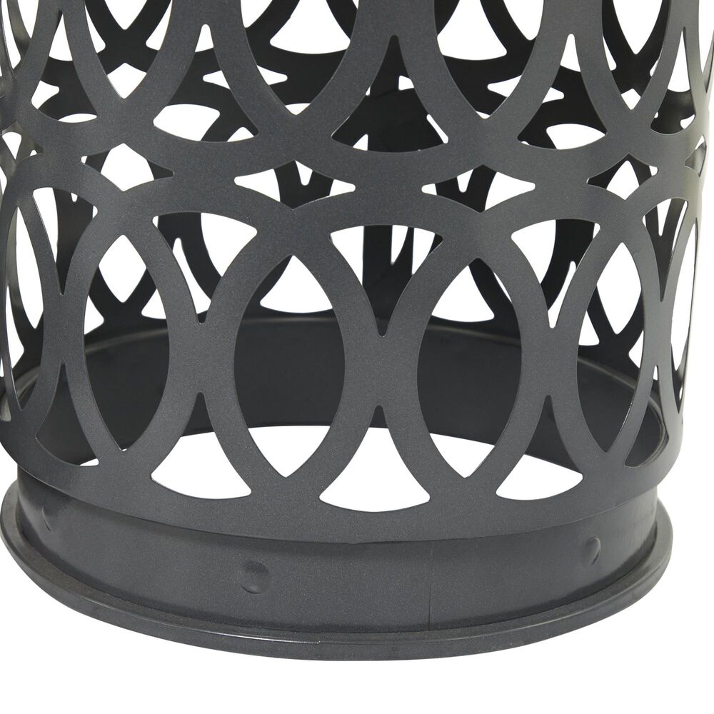 Maple and Jade Indoor/Outdoor 3-Piece Nesting Geometric Accent End Table Set in White, Gray and Dark Gray, , large