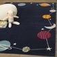Balta Rugs Planet Border 3"11" x 5"7" Navy Blue Kids Area Rug, , large