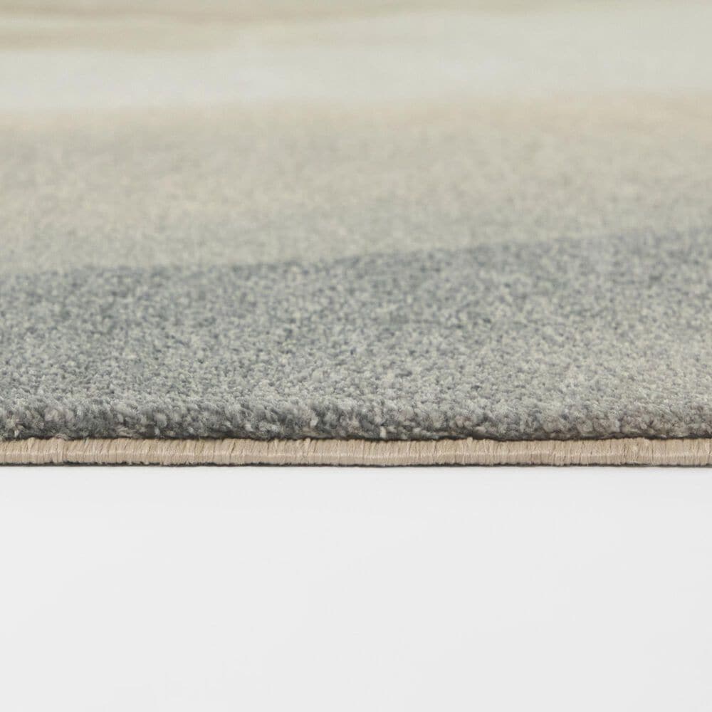 Balta Rugs Reverie Yesim Blue and Rust 5'3" x 7' Area Rug, , large