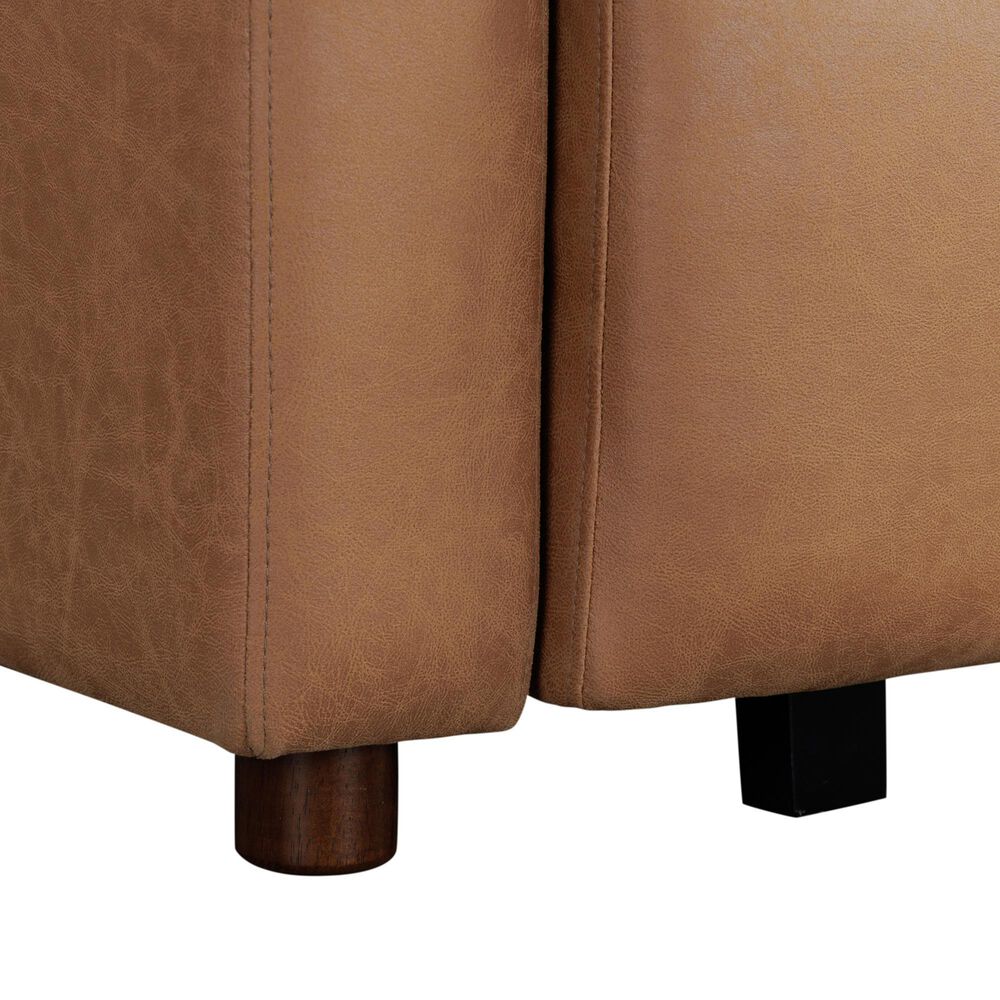 Lifestyle Solutions Glenmont Convertible Sofa in Brown, , large