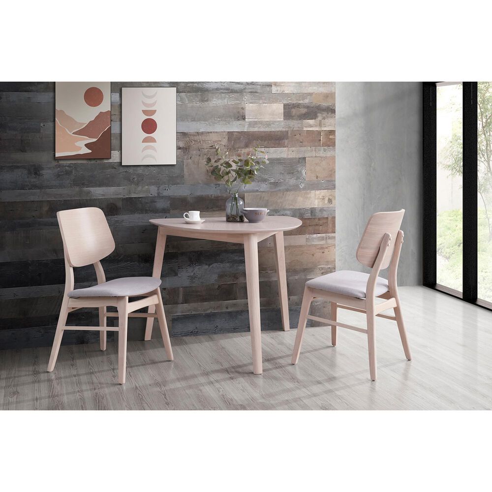 New Heritage Design Oscar Side Chair in White Ash, , large