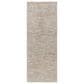 Surya Masterpiece Medium Gray, Light Gray, Cream and Ice Blue 2"7" x 7"3" Runner, , large