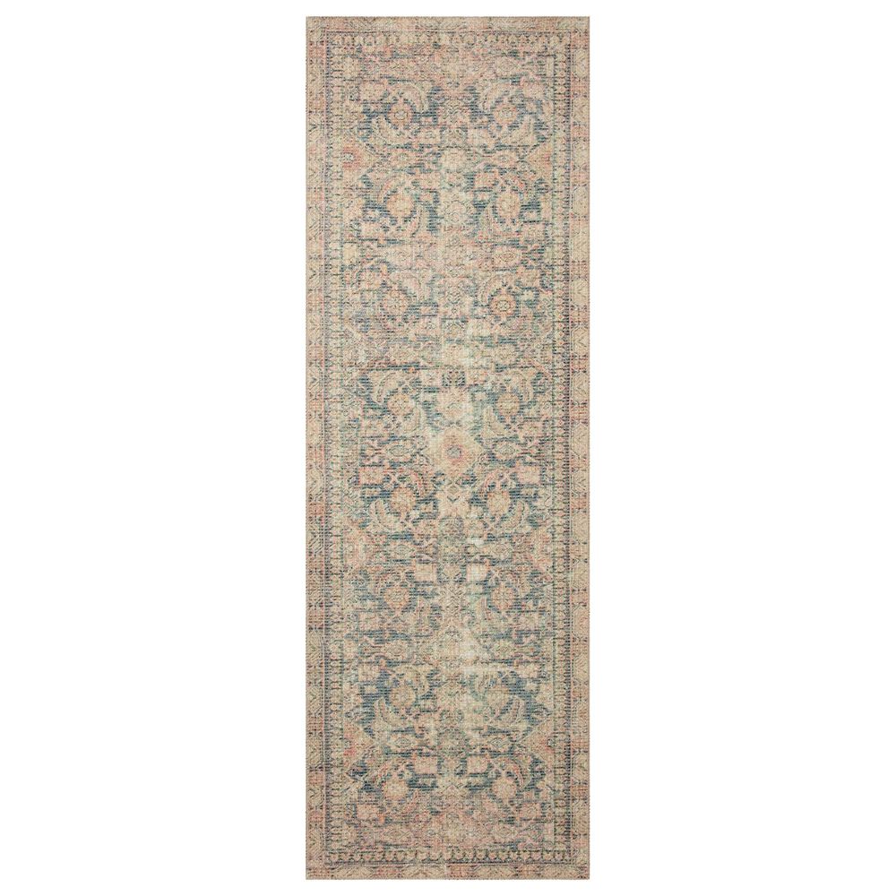 Angela Rose Aubrey 2"6" x 7"6" Navy and Multicolor Runner, , large