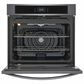 Frigidaire 30" Single Electric Wall Oven with Fan Convection in Black Stainless Steel, , large