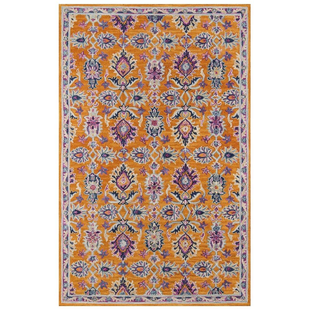 Momeni Ibiza IBI-04 6" x 9" Orange Area Rug, , large