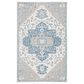 Safavieh Micro-Loop MLP213M 9" x 12" Ivory and Blue Area Rug, , large