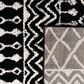 Safavieh Tulum TUL2702" x 8" Black and Ivory Runner, , large