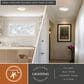 Vaxcel Darien 1-Light Flush Mount in White and Gold, , large