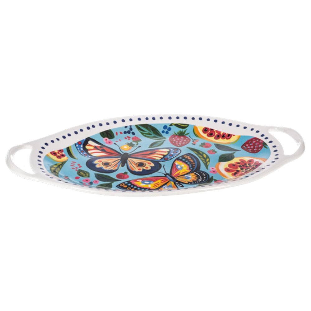Ganz Frolicking Butterflies Platter in Multicolor, , large