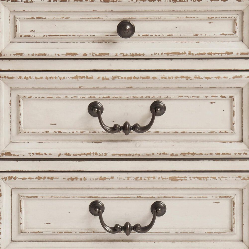 Ashley Realyn 3-Piece Queen Panel Bedroom Set in Chipped White, , large