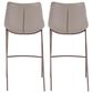 Zuo Modern Magnus Bar Stool in Gray (Set of 2), , large