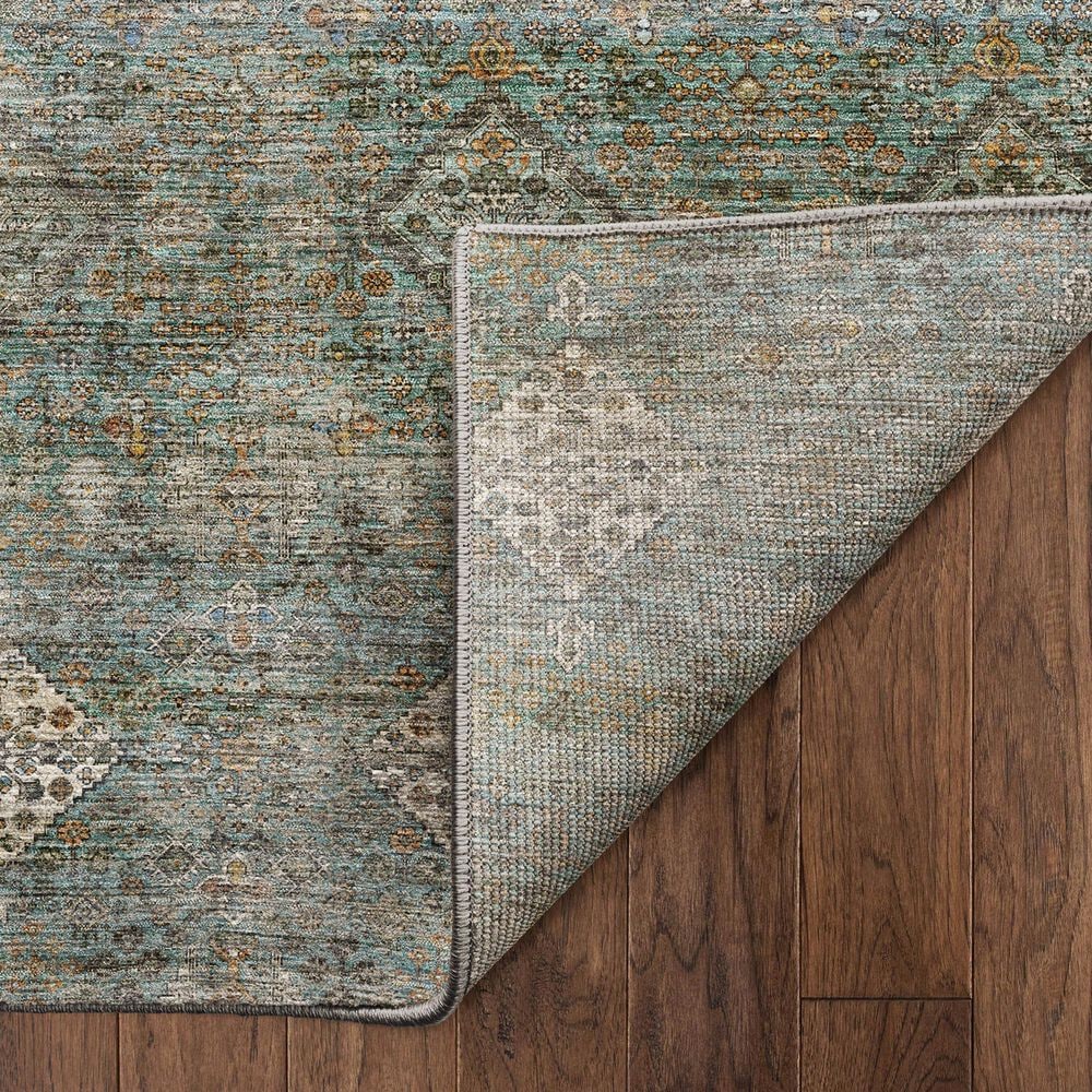Dalyn Rug Company Aristo AR1 Teal 6'6" x 9'6" Area Rug, , large