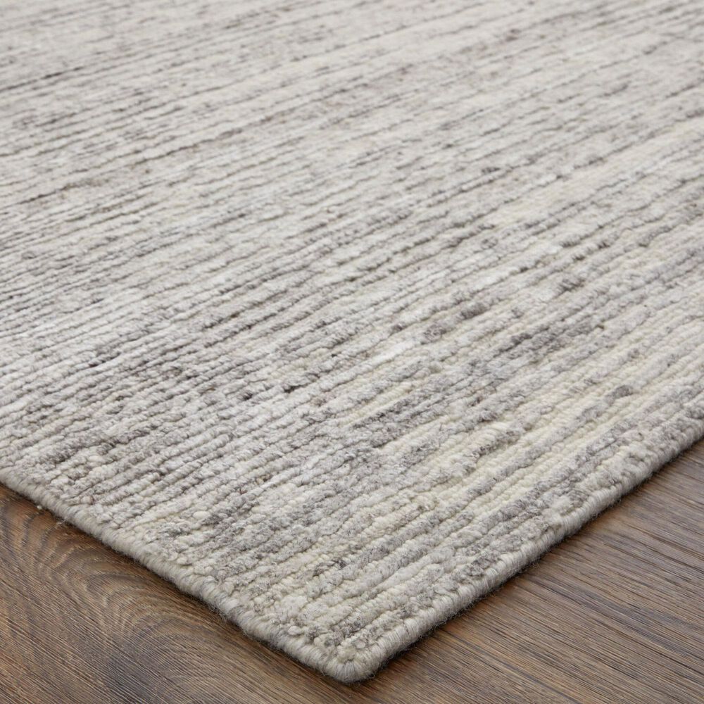Feizy Brighton 8&#39; Round Taupe and Ivory Area Rug, , large