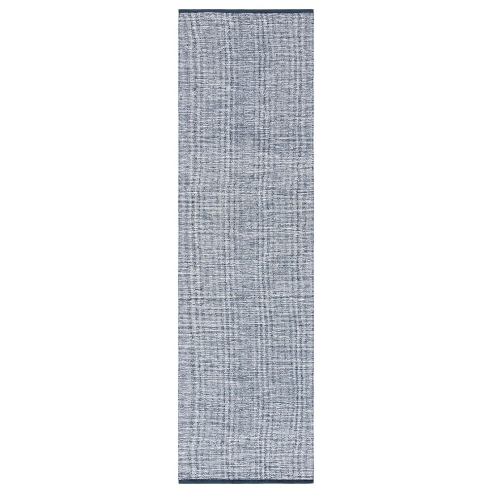 Safavieh Montauk 2"3" x 8" Navy Blue Runner, , large