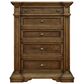 Millenium Frantanna California King Panel Bed with Dresser, Chest, and Two Nightstands in Brown, , large