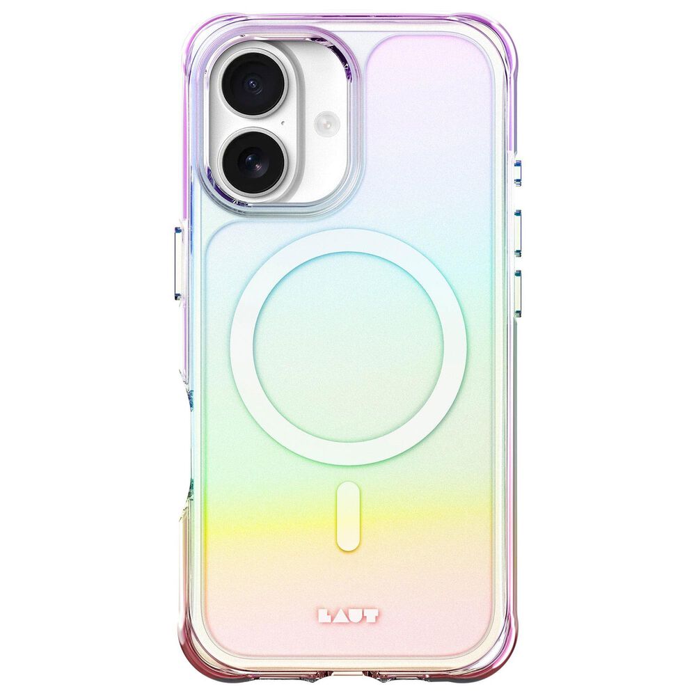 LAUT Aero Holo Case with MagSafe for iPhone 17 in Pearl, , large