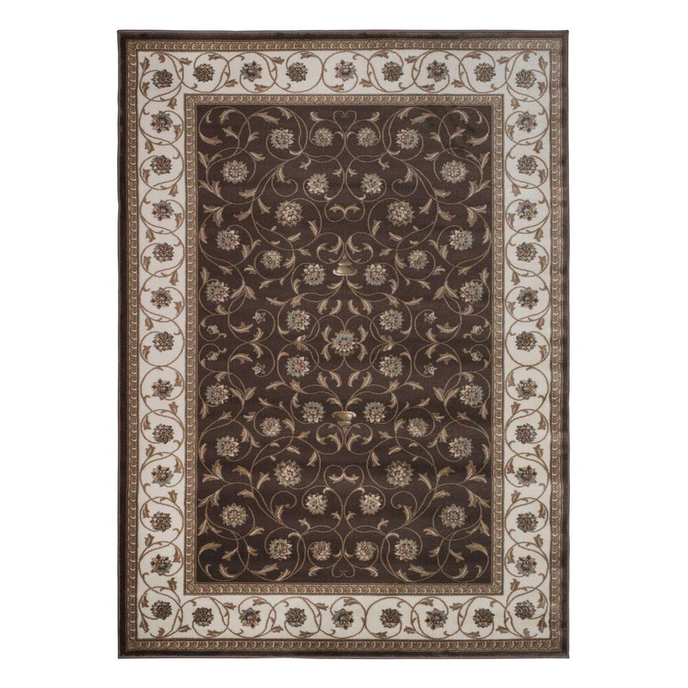 Radici USA Pisa 3743 5"3" x 7"3" Brown Area Rug, , large