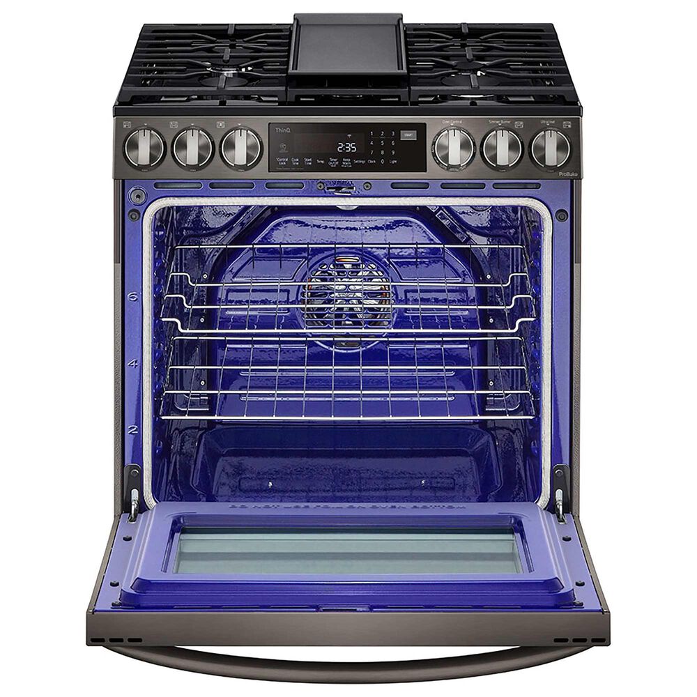 LG 6.3 Cu. Ft. Gas Slide-In Range with Air Fry in Black Stainless Steel, , large