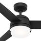 Hunter Midtown 48" Ceiling Fan with LED Lights in Matte Black, , large